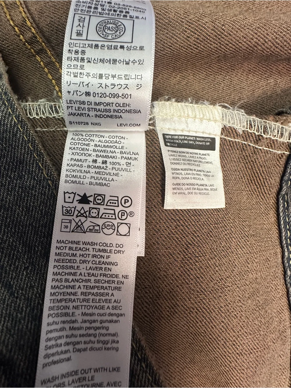Levi's Men's Gray Relaxed Fit Jean Jacket Button Front Collared Pockets L